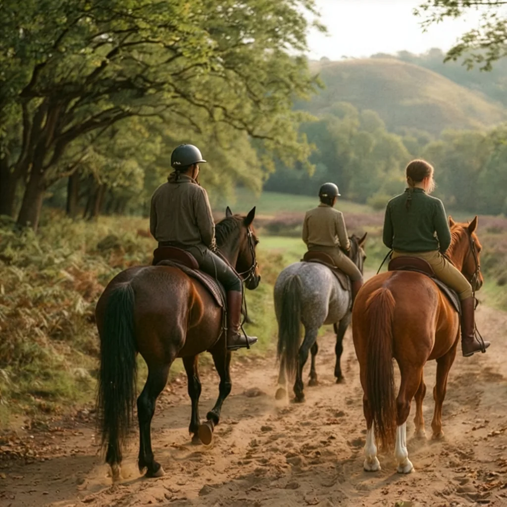 Balade à cheval en Haute-Vienne, autour de Eyjeaux
